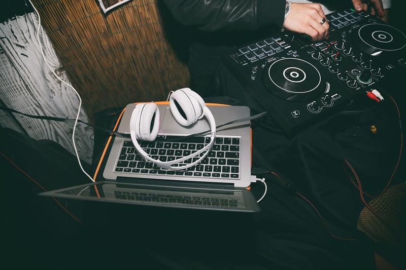 DJ at night