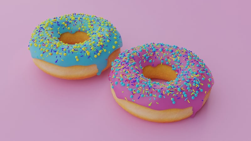 Galactic Glazed Donuts